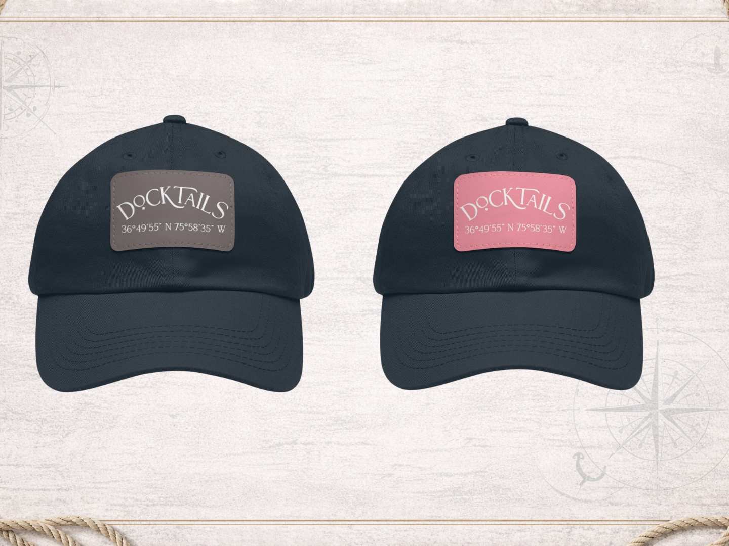Dad Hat with Leather Patch