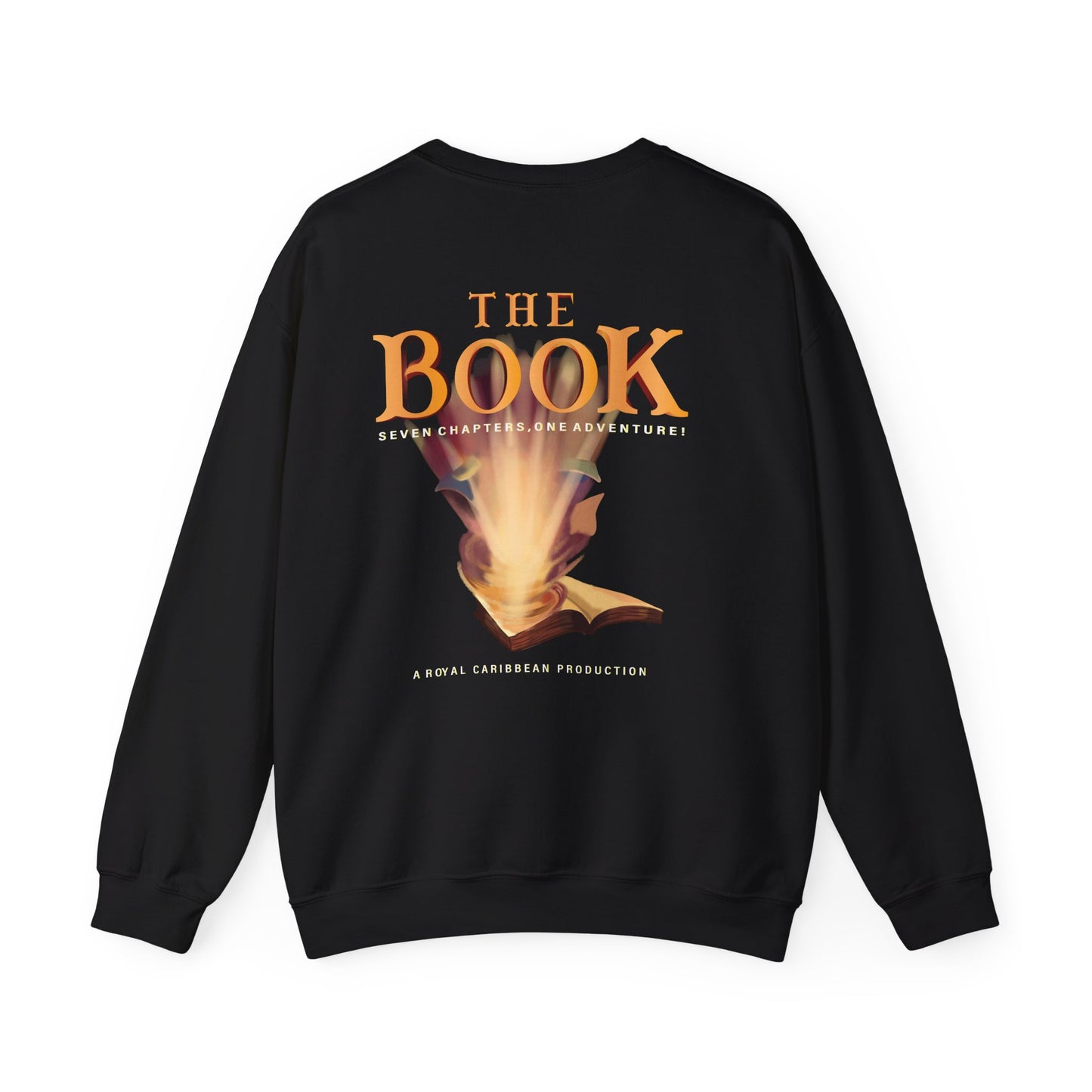 The BOOK Crewneck Sweatshirt Embroidered Front and Printed Back