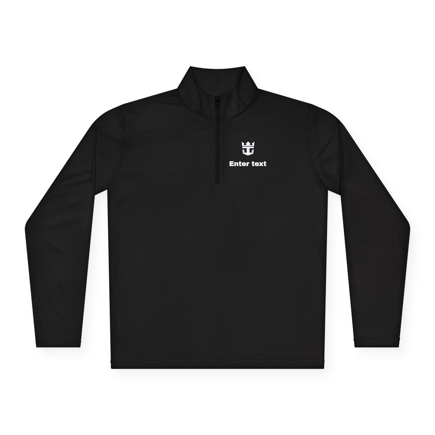 Unisex Quarter-Zip Pullover- ONE COLOR Printed front and back