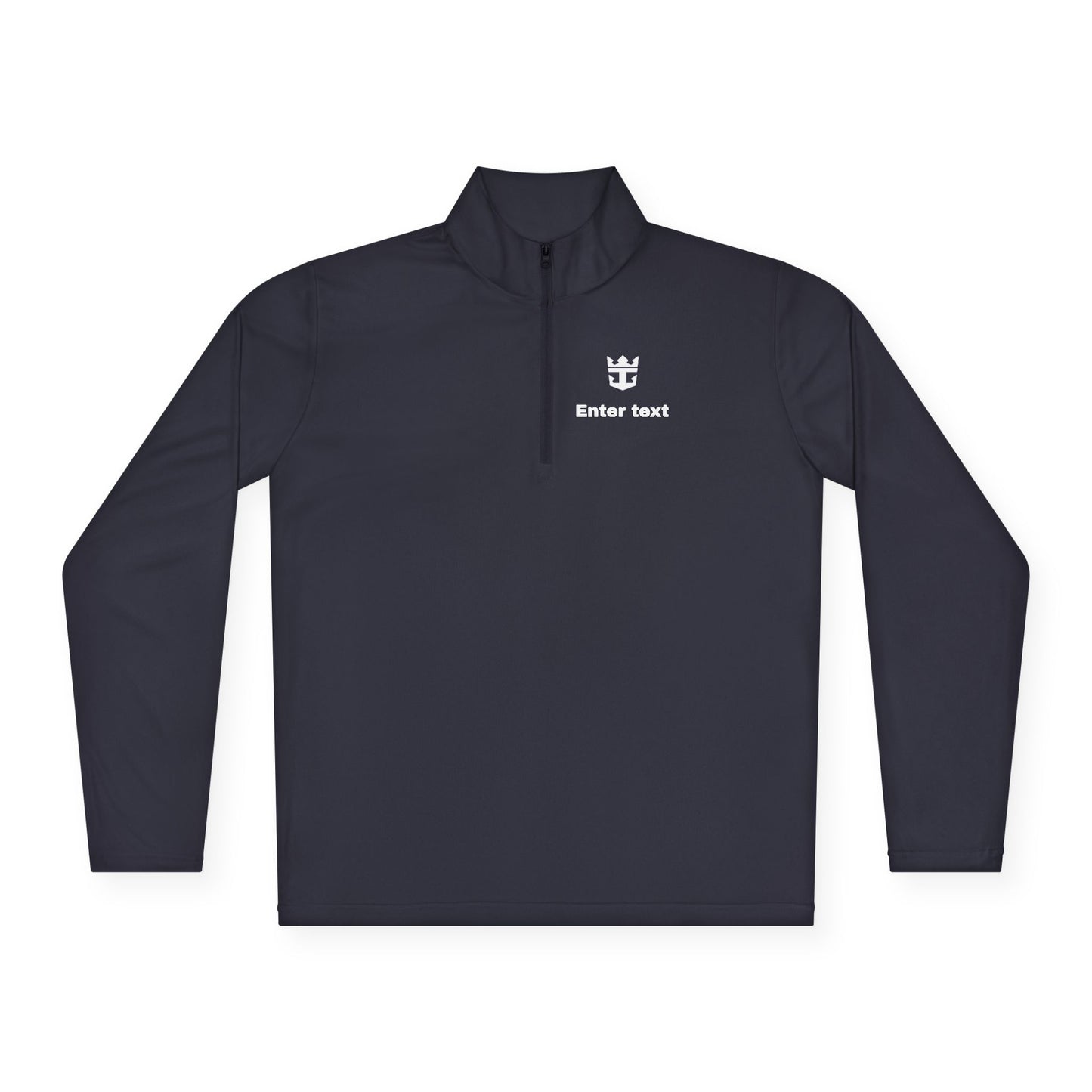 Unisex Quarter-Zip Pullover- ONE COLOR Printed front and back