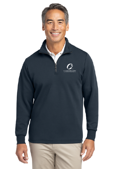 Brooks Brothers® Double-Knit 1/4-Zip (E CALIGARI)