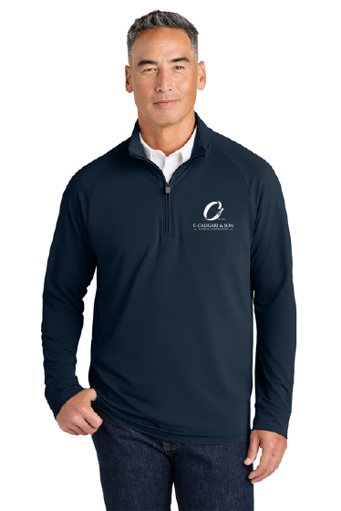 Brooks Brothers® Luxe Performance 1/4-Zip (E CALIGARI)