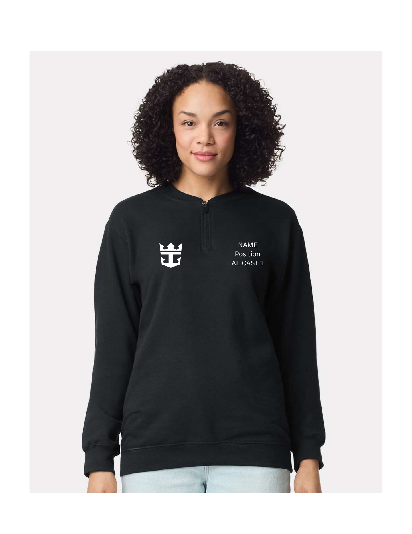 AQUA 80 Too Fleece Quarter Zip Gildan - Softstyle® Midweight 1/4 Zip Sweatshirt - SF008