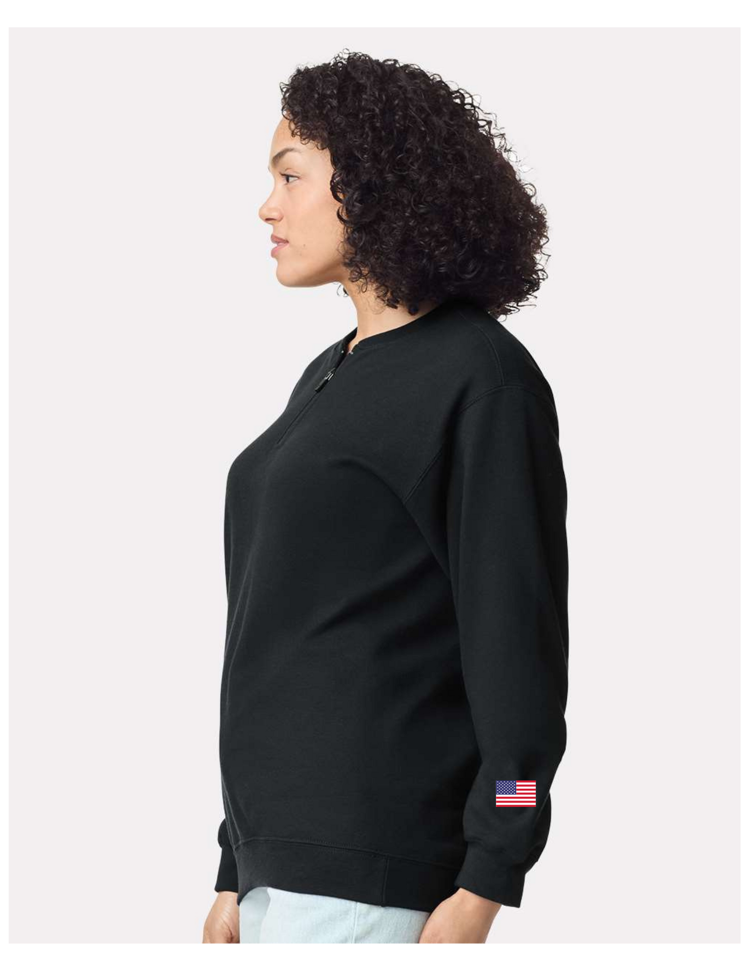 AQUA 80 Too Fleece Quarter Zip Gildan - Softstyle® Midweight 1/4 Zip Sweatshirt - SF008