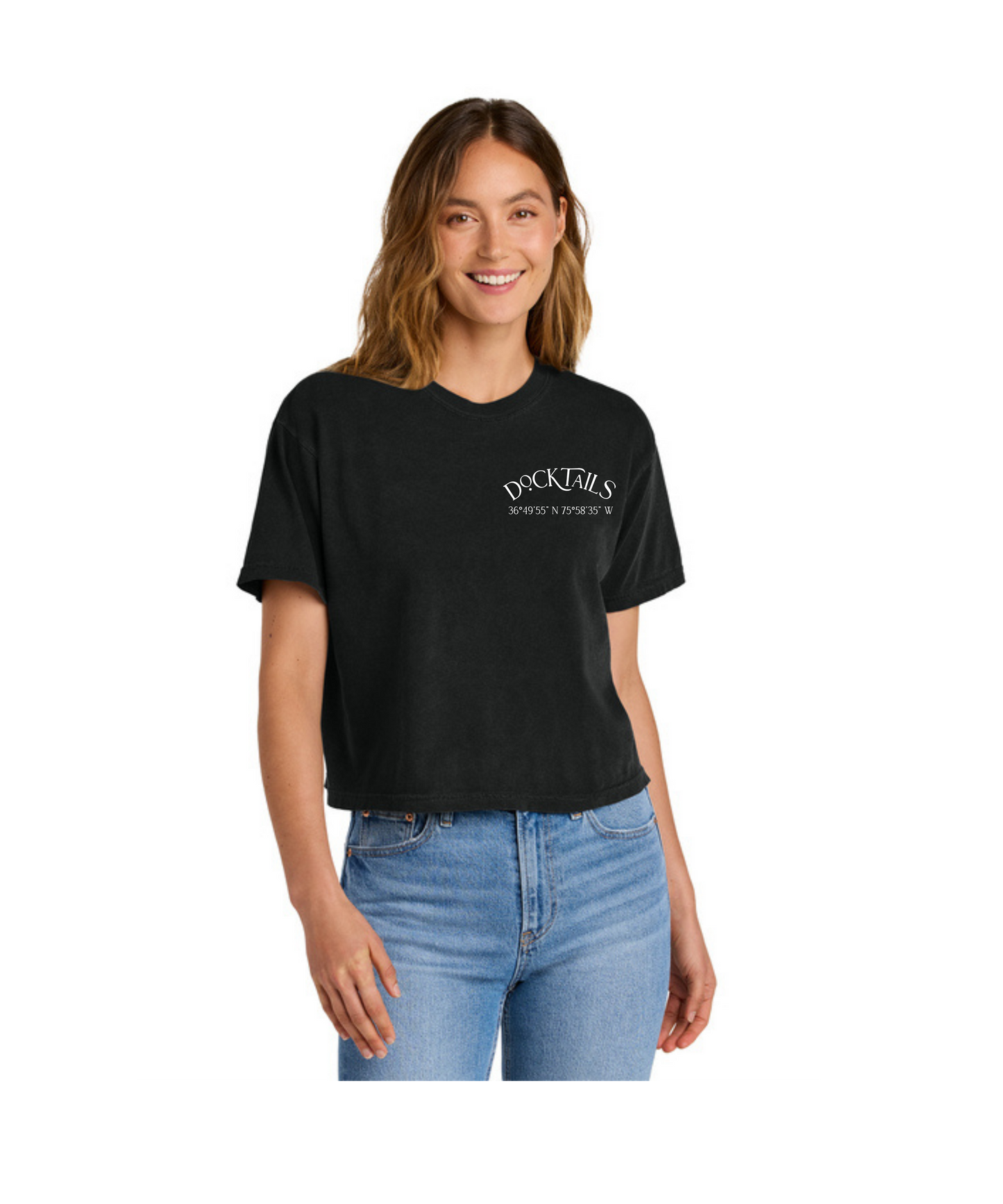 STAFF- BELLA+CANVAS® Women's Jersey Crop Tee-STAFF