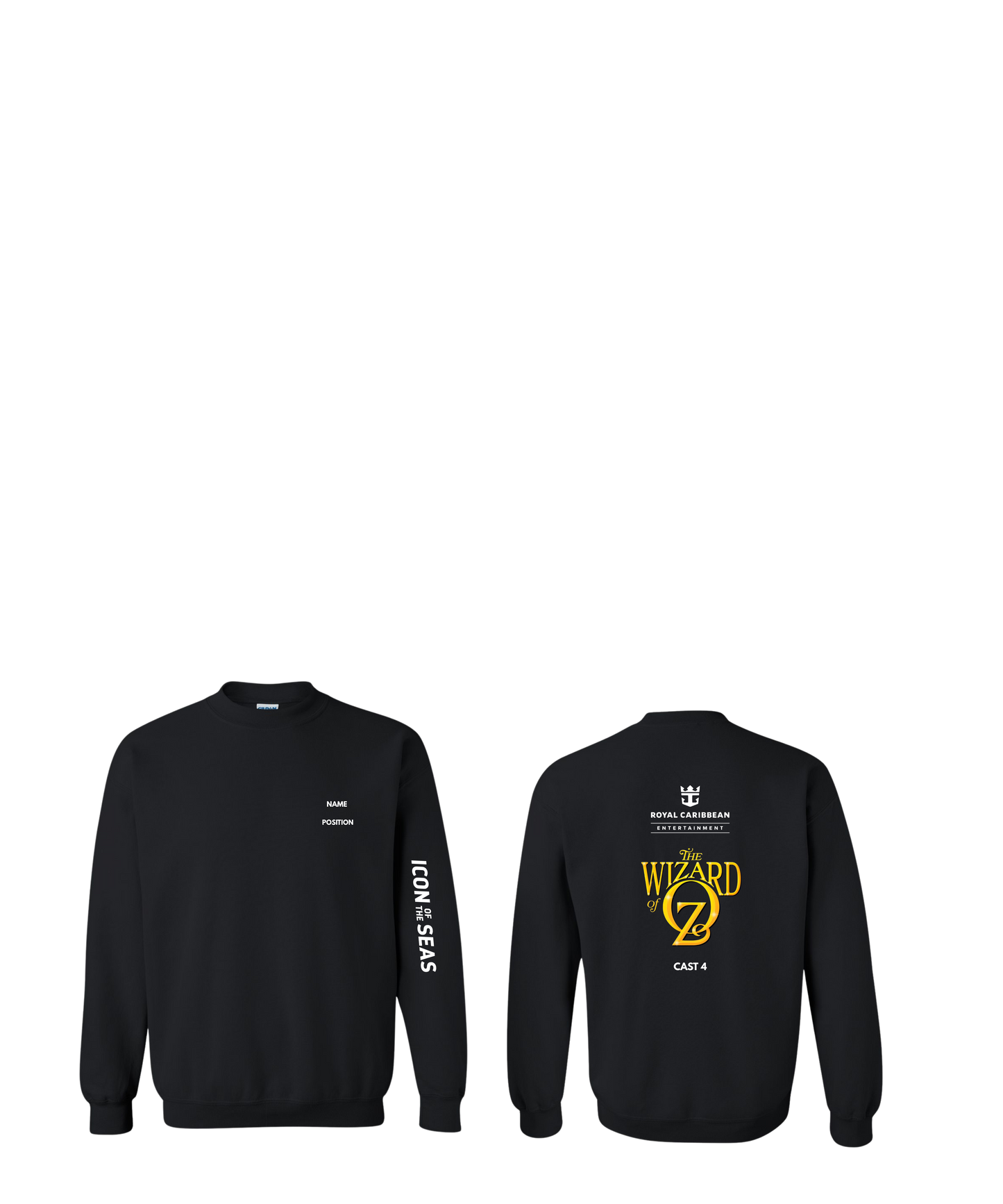 Wizard of Oz Crew Sweatshirt Cast 4