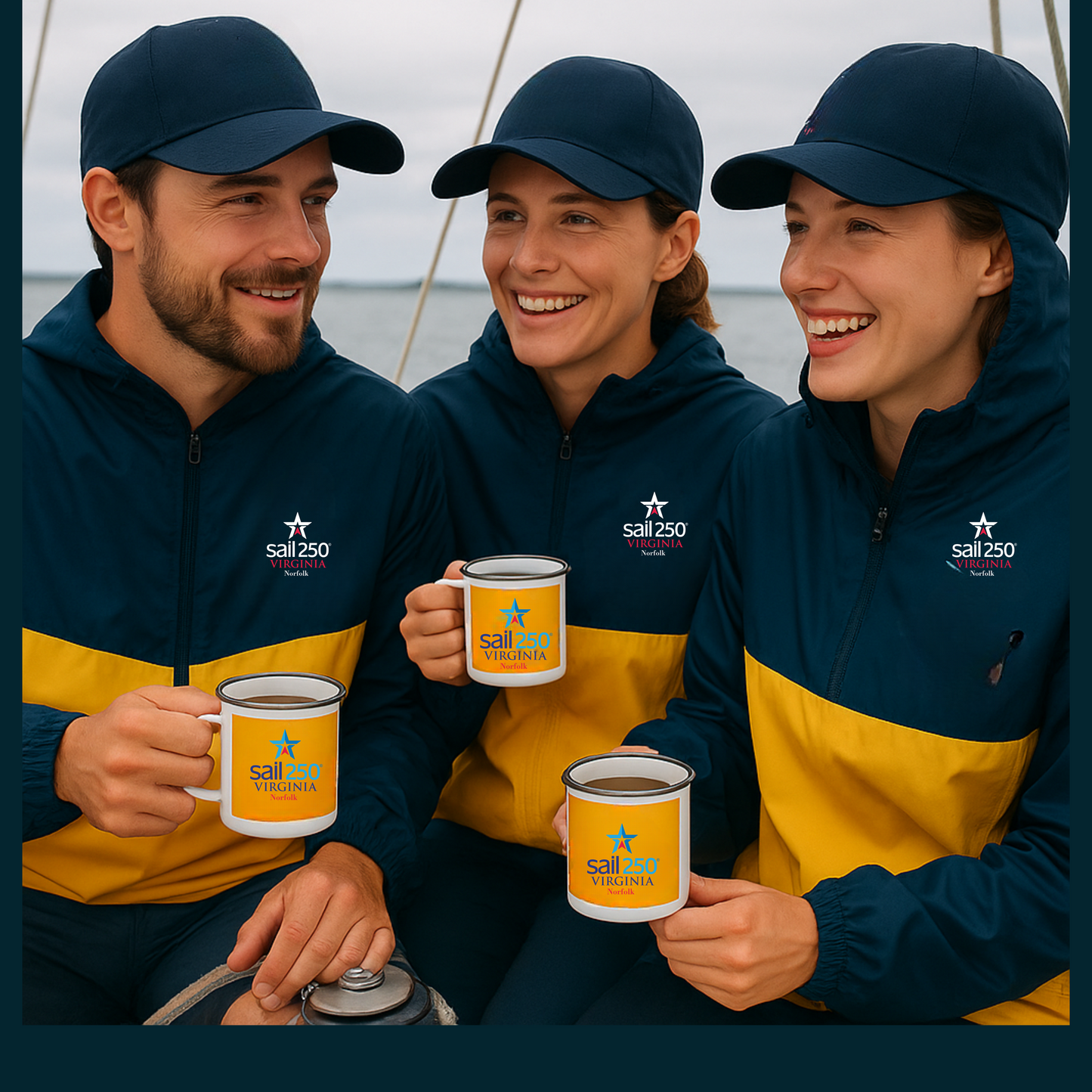 The Skippers Brew Enamel Mug