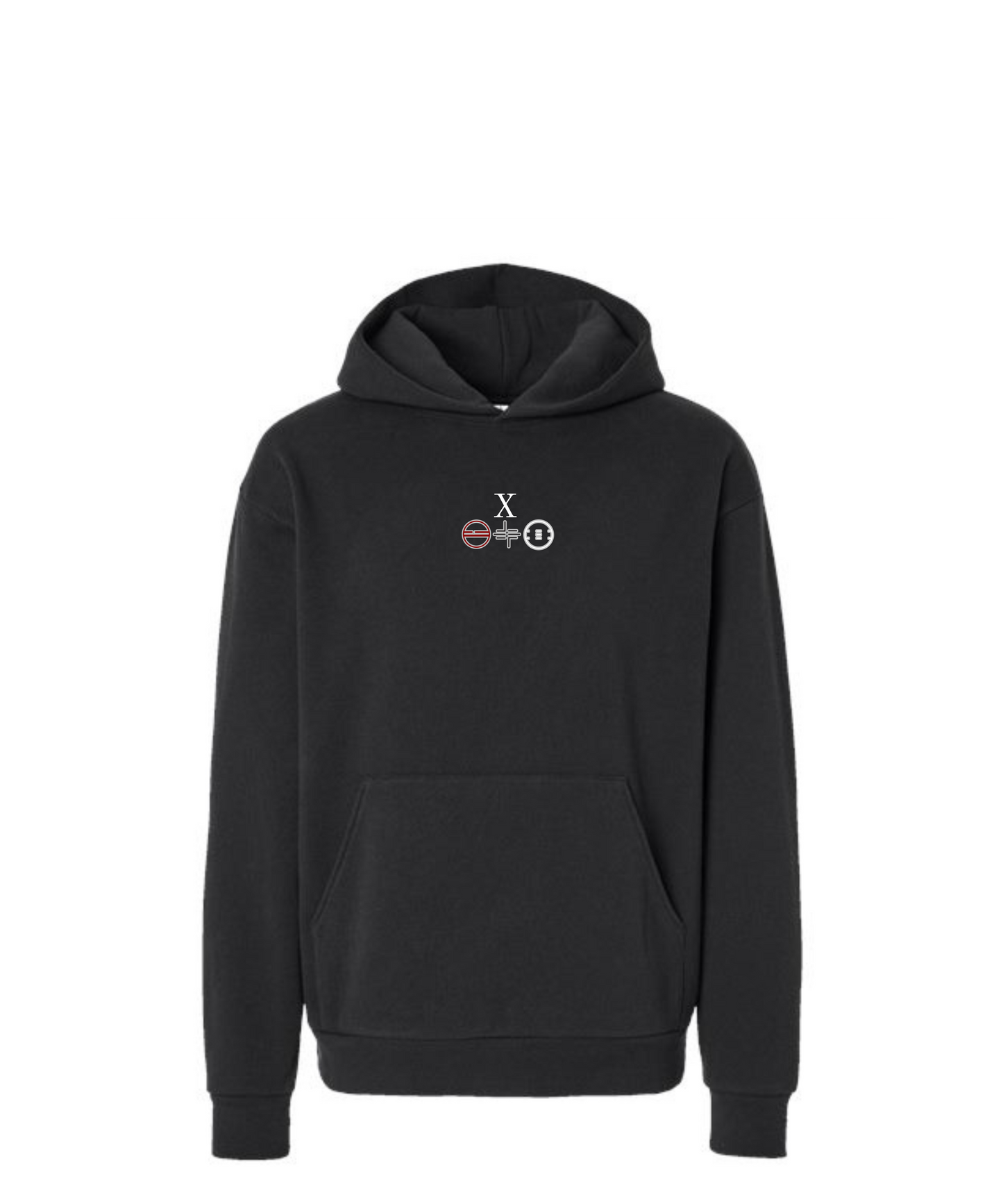 HIRO Unisex Hooded Sweatshirt-EMBROIDERED