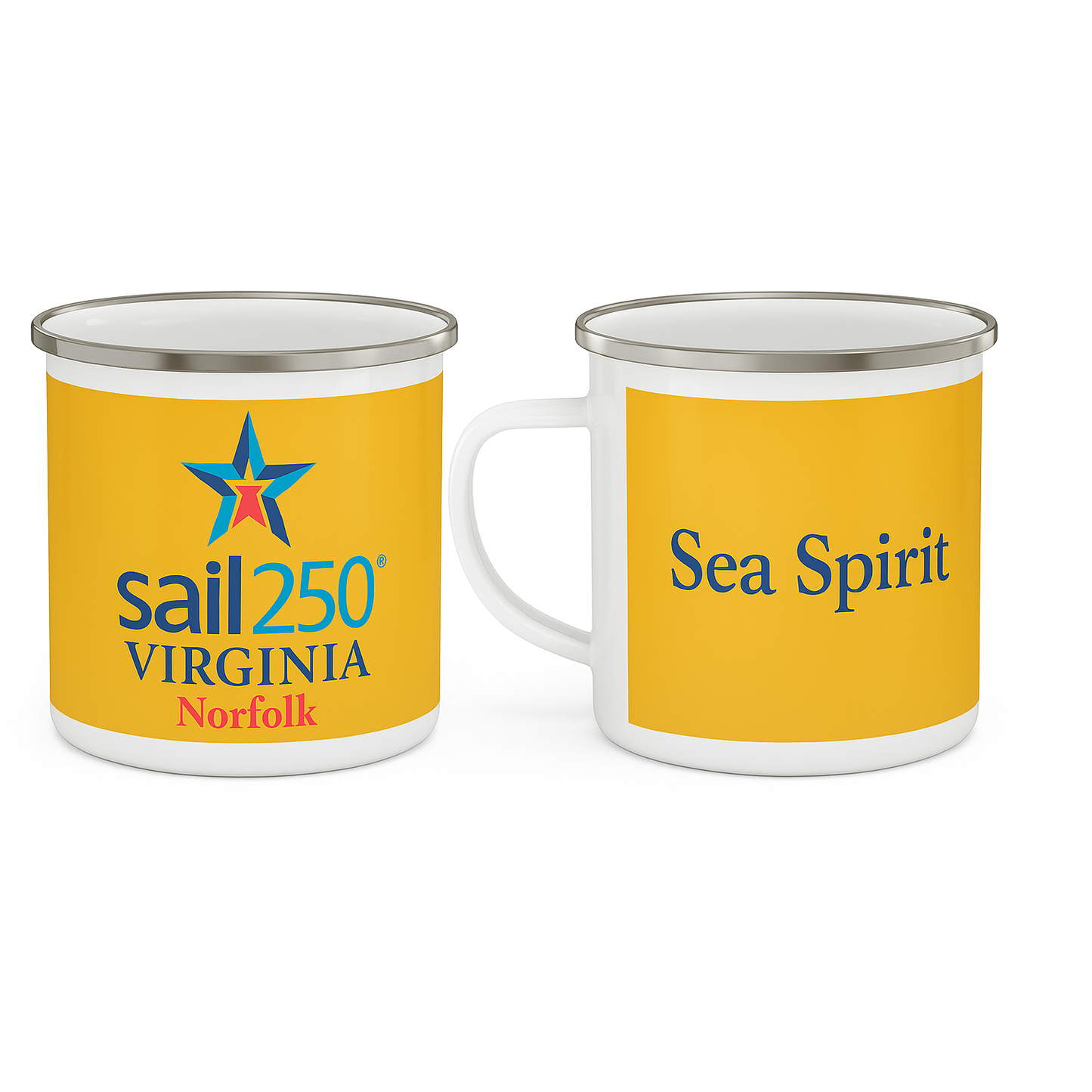 The Skippers Brew Enamel Mug