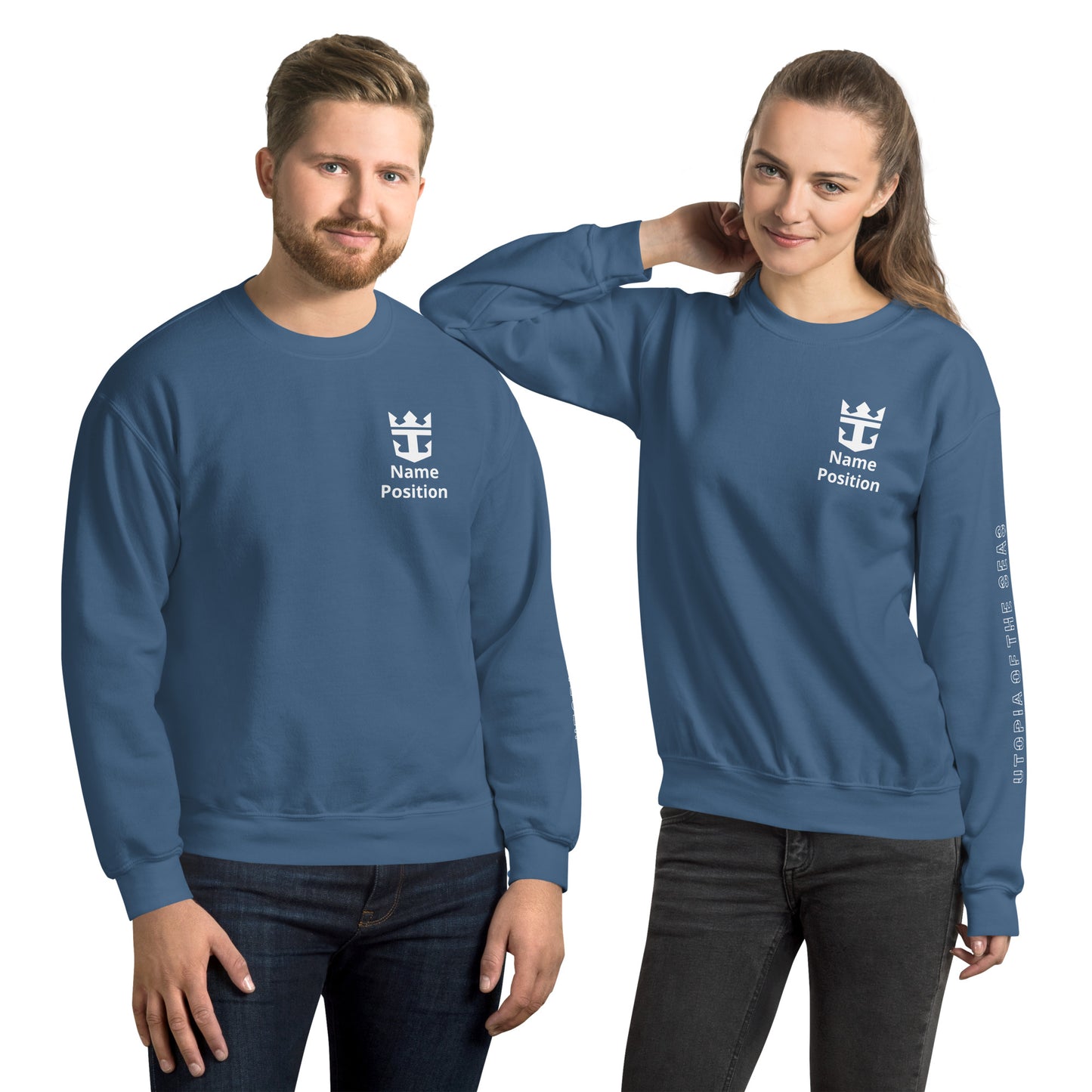 ALL IN Printed Unisex Sweatshirt- updated