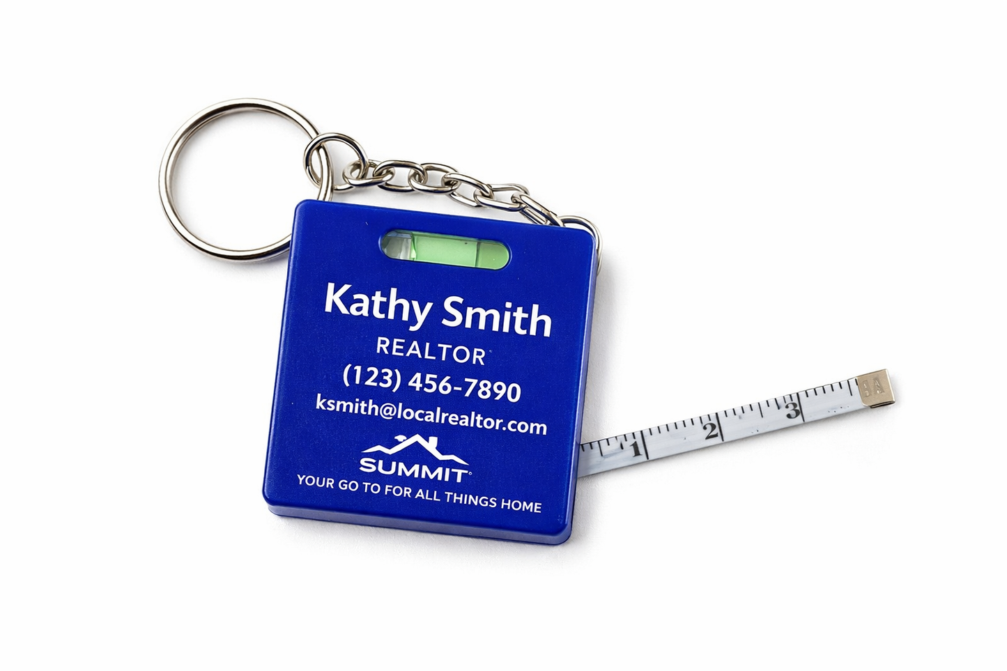 Personalized Realtor Keychain Measuring Tape | Real Estate Pop By Gift
