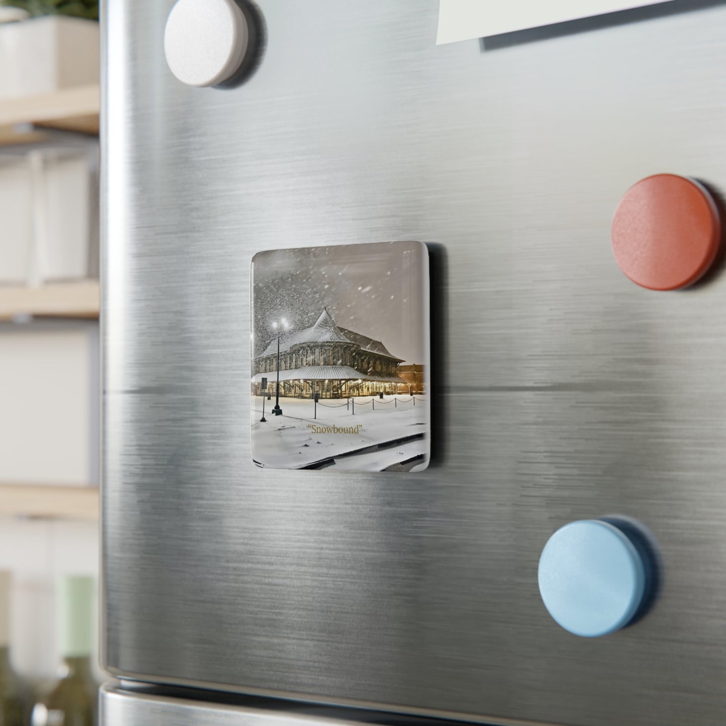 Porcelain Magnet, Square