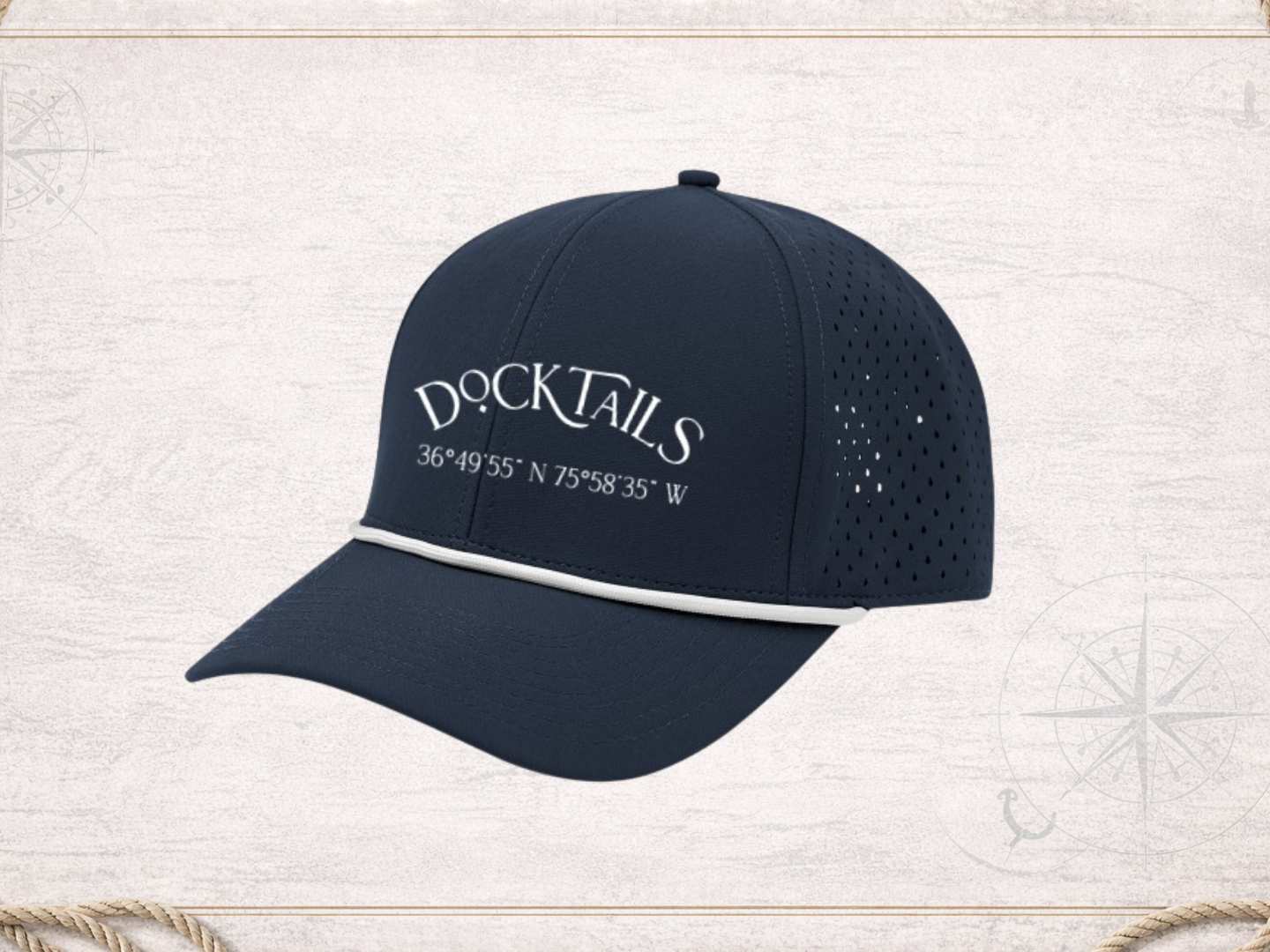Branded Bills Bare Curved Rope Cap