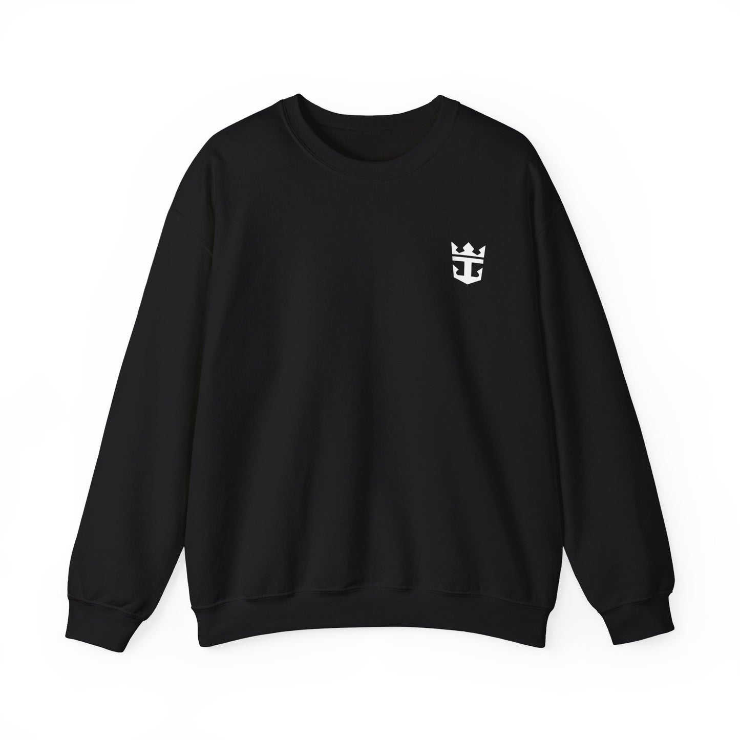 The BOOK  Crewneck Sweatshirt Embroidered Front and Printed Back
