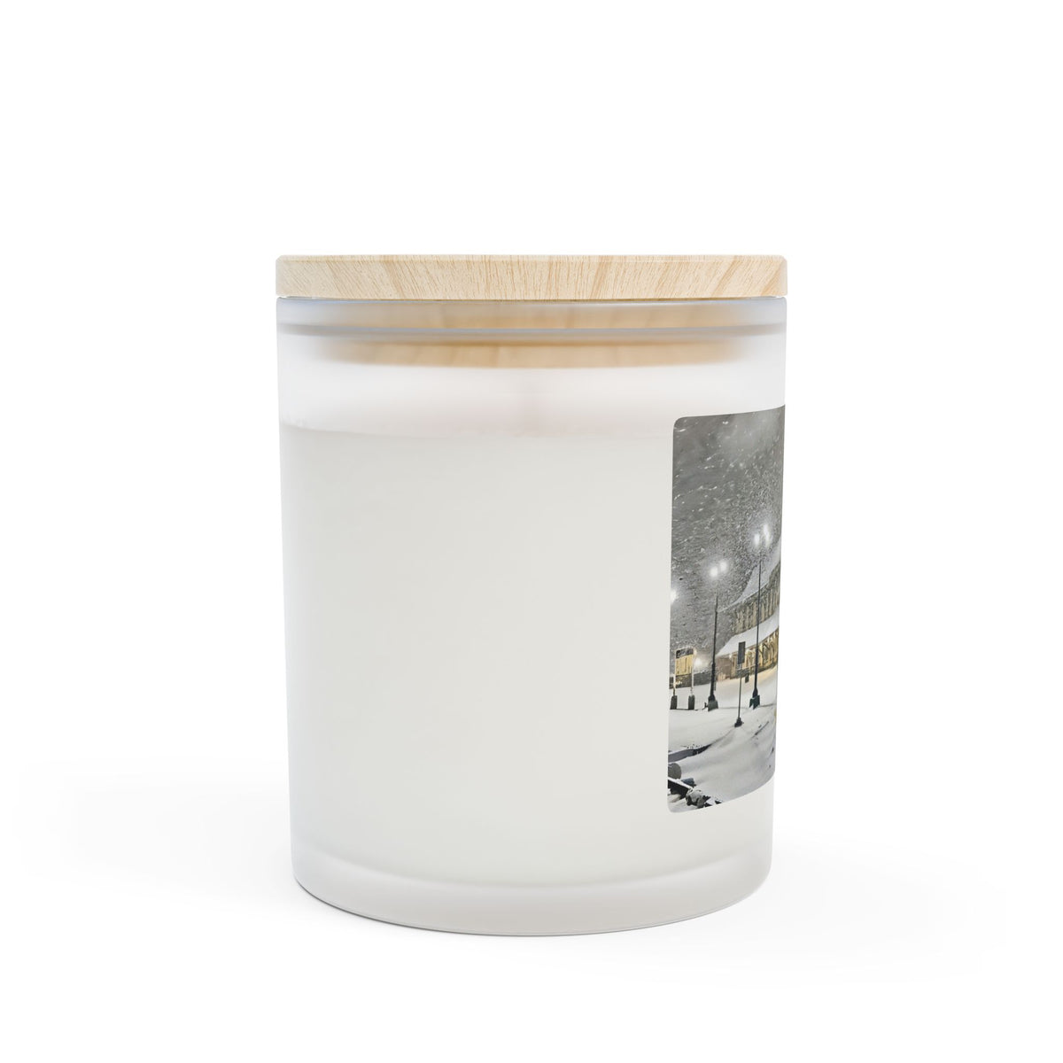 Frosted Glass Candle, 11oz