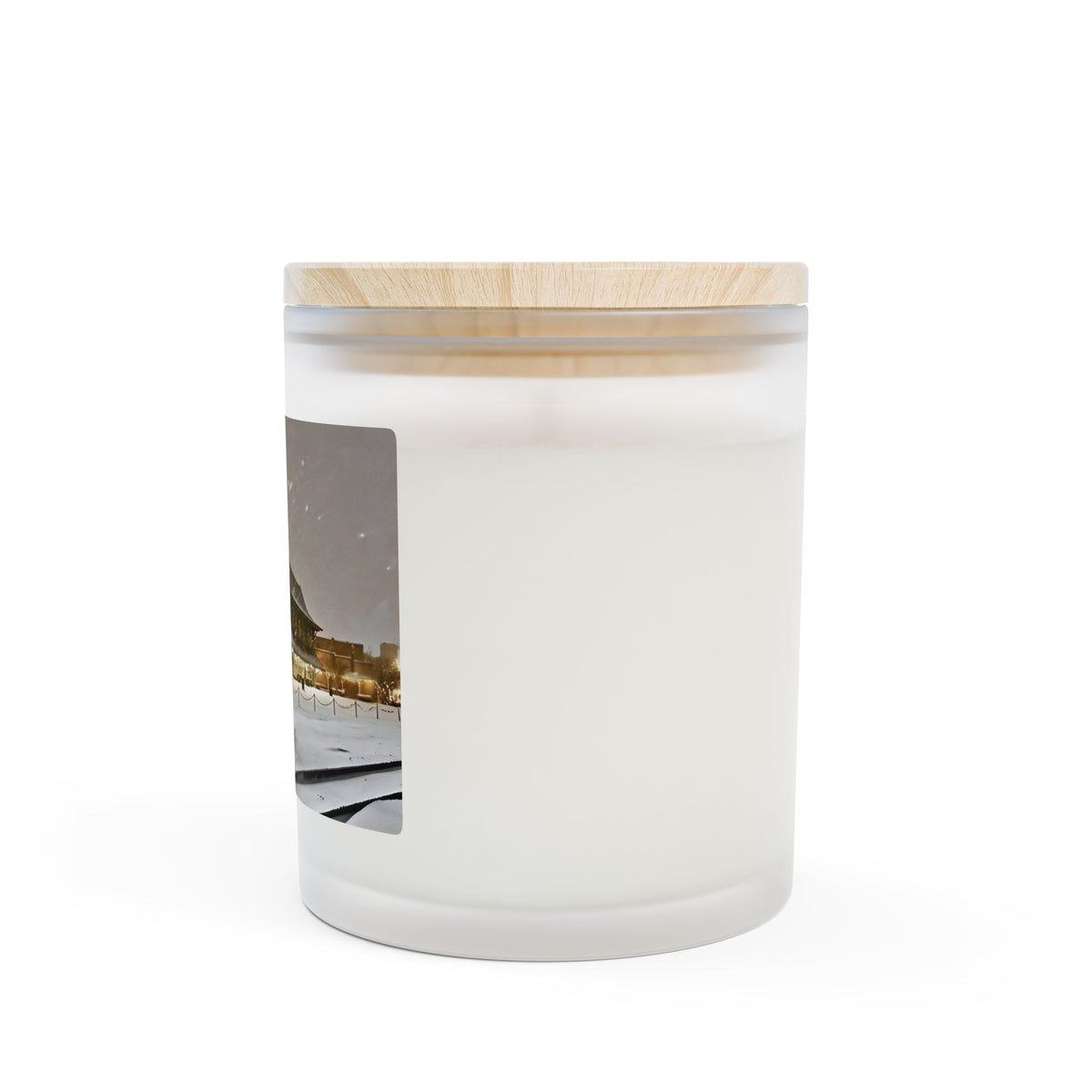 Frosted Glass Candle, 11oz
