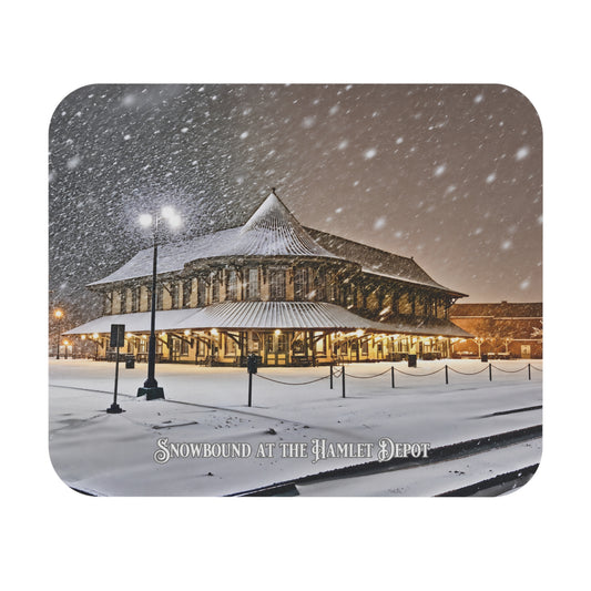 Snowbound at the Hamlet Depot Mouse Pad