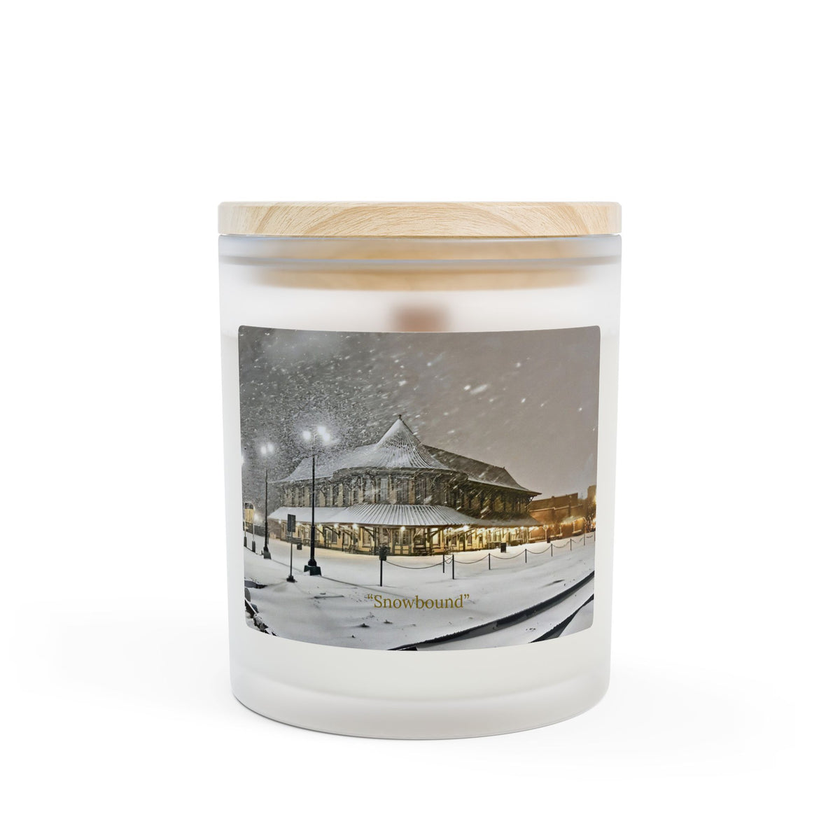 Frosted Glass Candle, 11oz