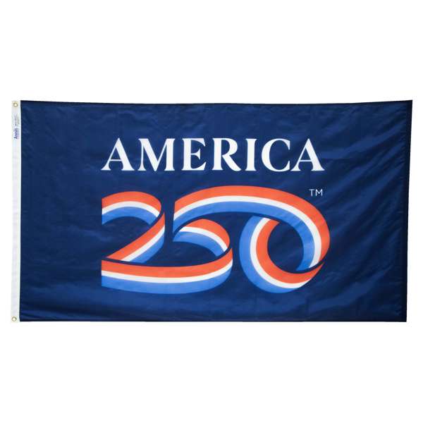 Official America 250™ Anniversary Flag — 200 Denier Nylon, Made in USA"