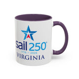 Sail 250 Virginia Accent Coffee Mug (11, 15oz)