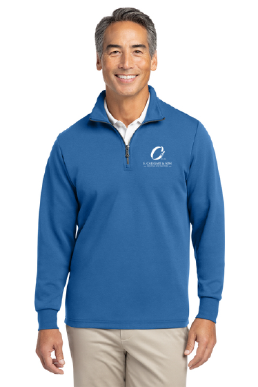 Brooks Brothers® Double-Knit 1/4-Zip (E CALIGARI)
