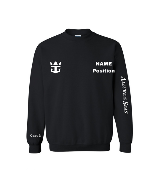 Allure Unisex Crew Sweatshirt Aqua 80 Too Cast 2