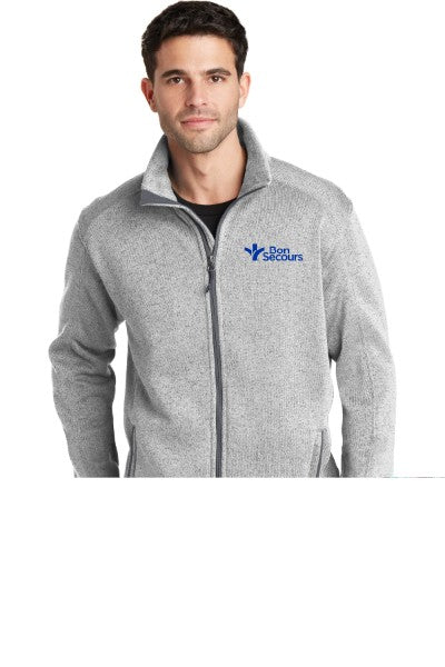 Sweater Knit Jacket-Men's