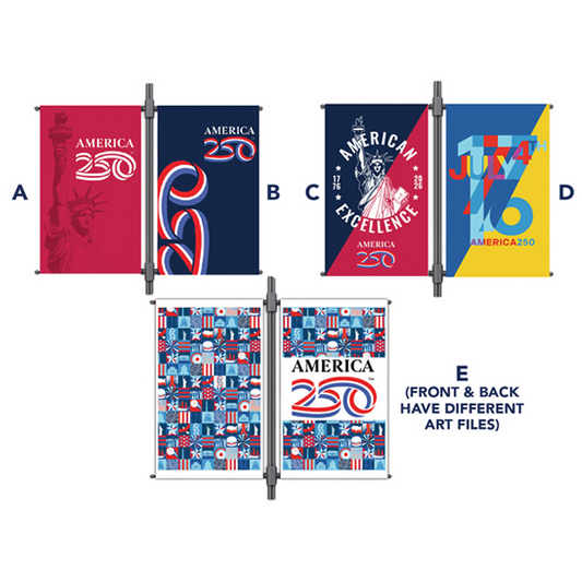 America250™ Pole Banners