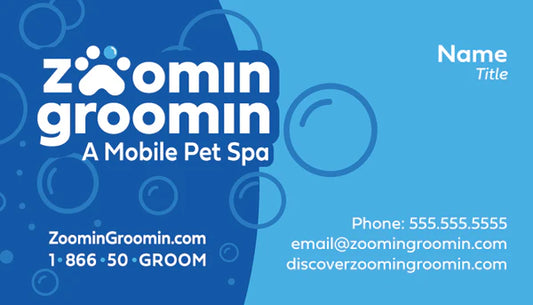Zoomin Groomin Business Cards
