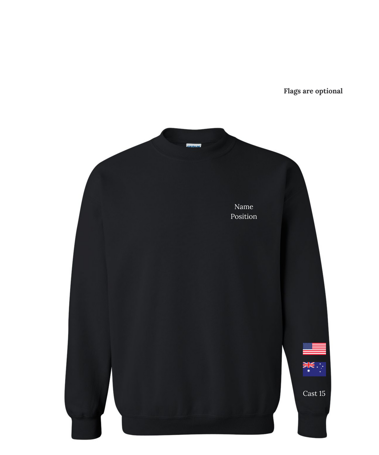 We Will Rock You -Anthem of the Seas Crew Neck Sweatshirt Cast 15