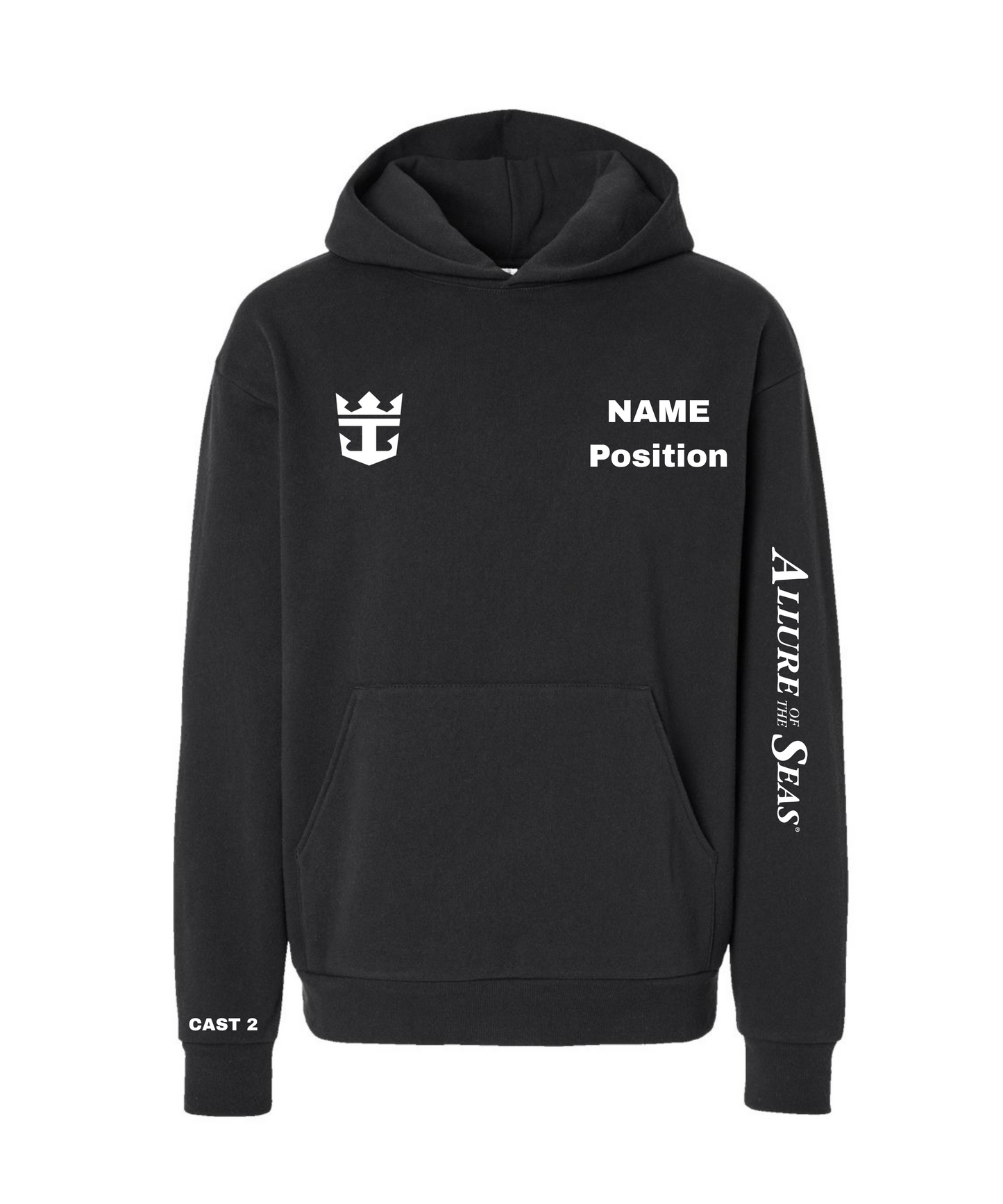 Allure AQUA 80 T00 Cast 2 Independent Trading Co. - Mainstreet Hooded Sweatshirt - IND420XD