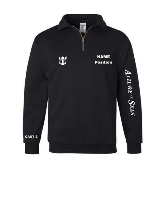 AQUA 80 Too Fleece Quarter Zip Gildan - Softstyle® Midweight 1/4 Zip Sweatshirt - SF008