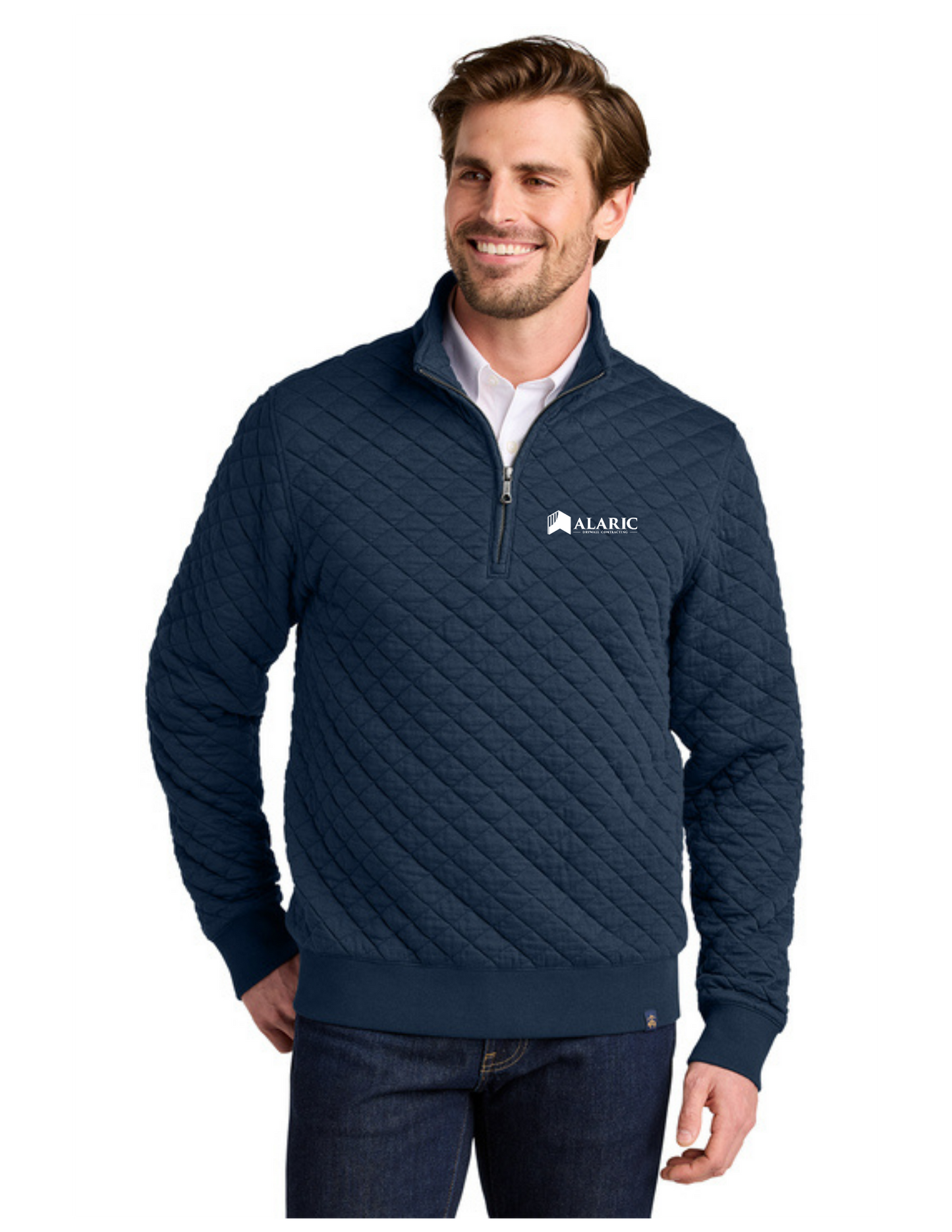 Brooks Brothers® Diamond Quilt 1/4-Zip (ALARIC)