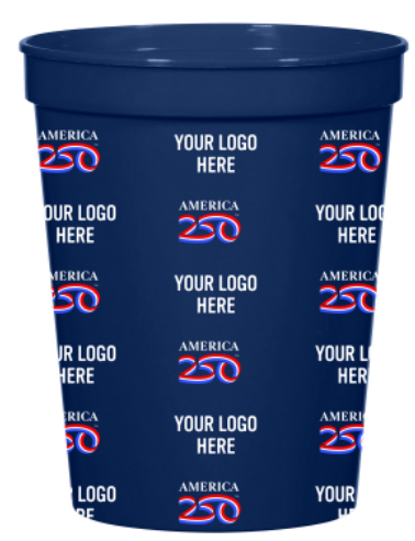 16 oz America250™ Custom Full-Color Stadium Cup